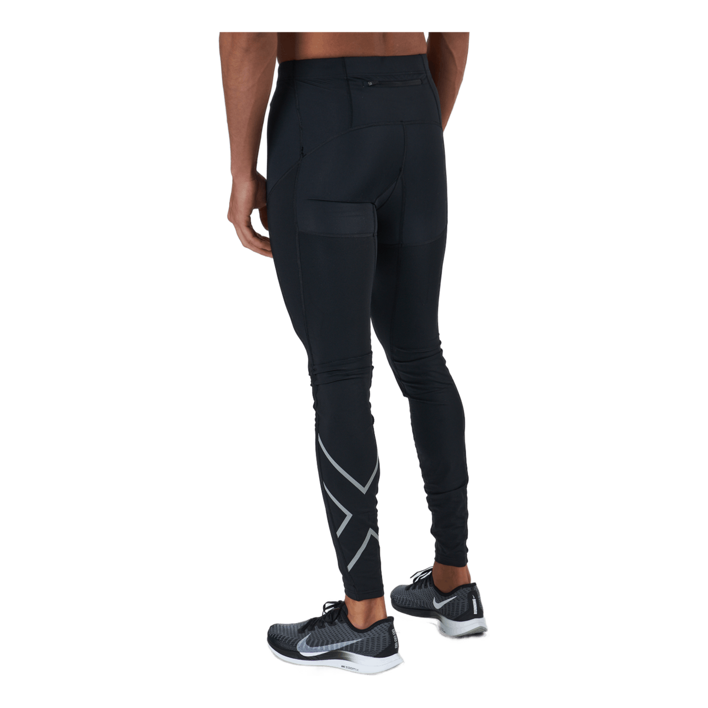 Aero Vent Compression Tights Black/silver Reflective