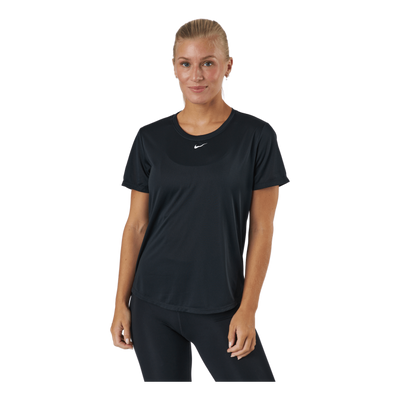 Dri-FIT One Women's Standard Fit Short-Sleeve Top BLACK/WHITE