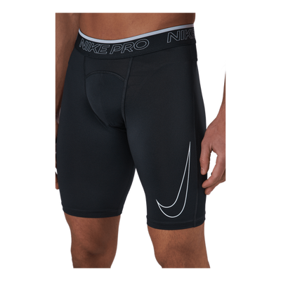 Nike Pro Dri-FIT Men's Long Shorts BLACK/WHITE