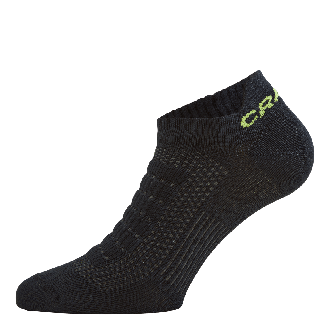 Adv Dry Mid Shaftless Sock Black