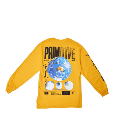 Worldwide Vision L/s Tee Gold