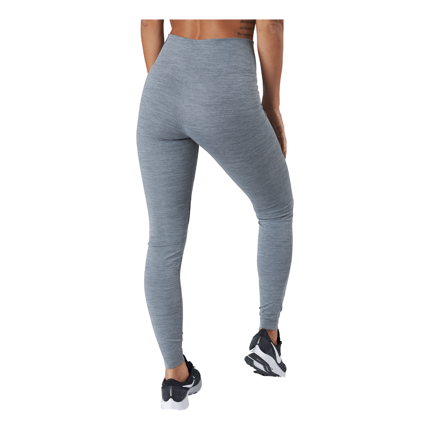 Dri-FIT One Women's Mid-Rise Leggings IRON GREY/HTR/WHITE