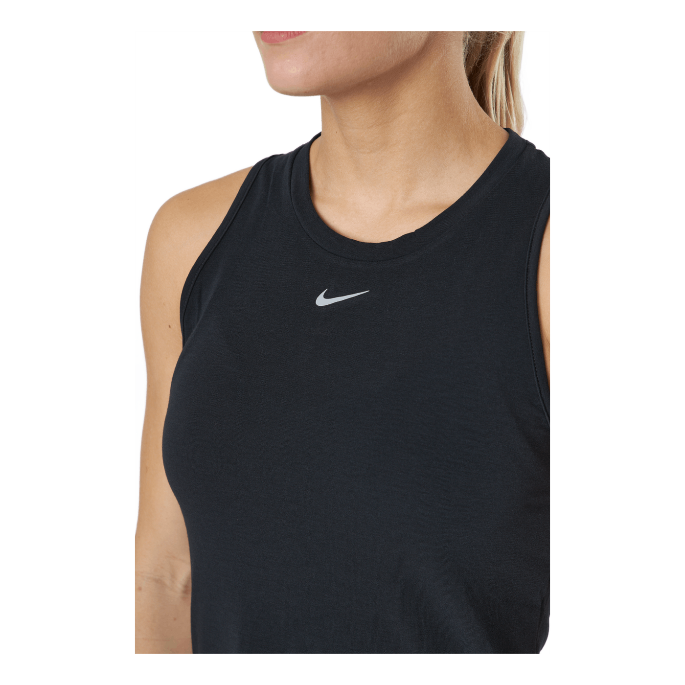 Dri-FIT One Luxe Women's Standard Fit Tank BLACK/REFLECTIVE SILV