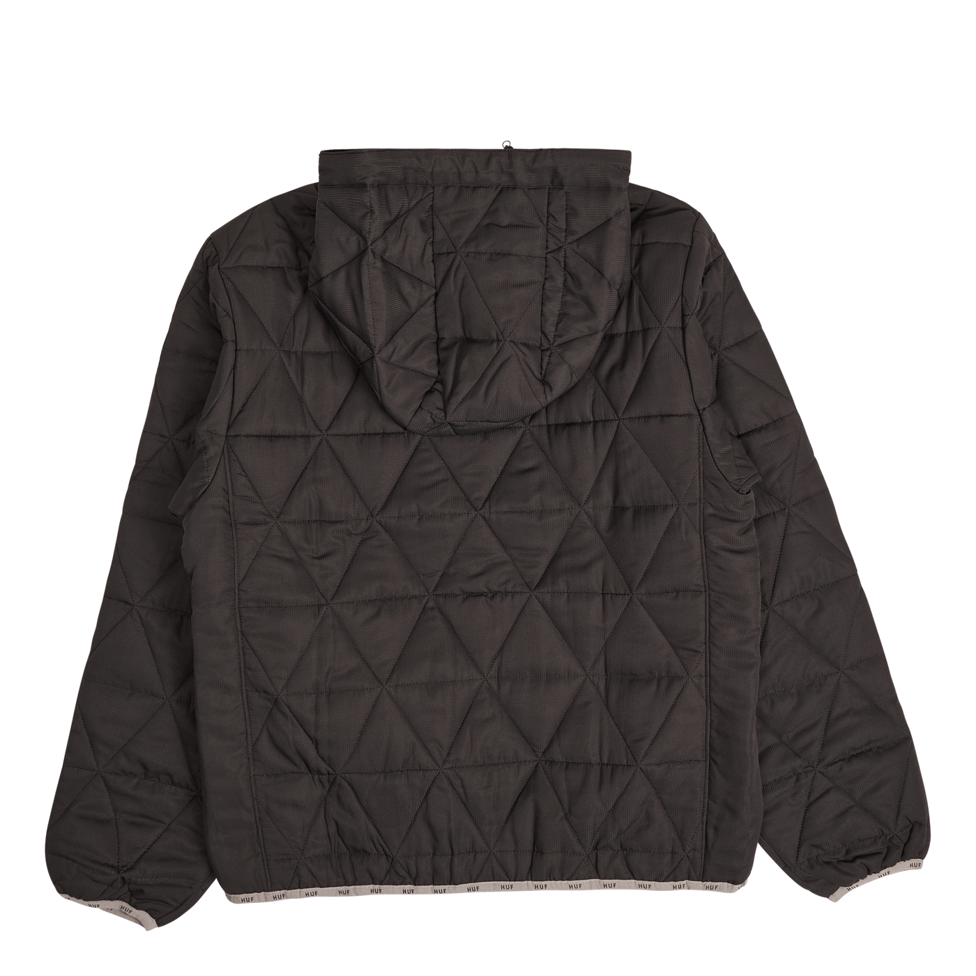 Polygon Quilted Jacket Black