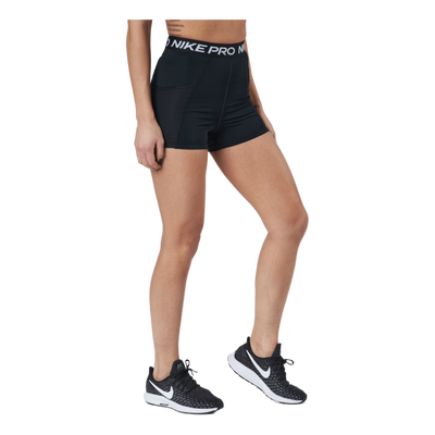 Nike Pro Dri-fit Women's 3" Hi Black/white