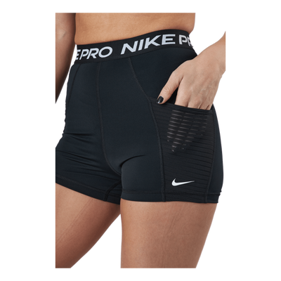 Nike Pro Dri-fit Women's 3" Hi Black/white