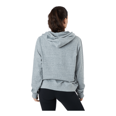 Sportswear Gym Vintage Women's Pullover Hoodie DK GREY HEATHER/WHITE