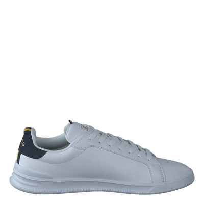 Heritage Court II Leather Sneaker White/Navy/Gold