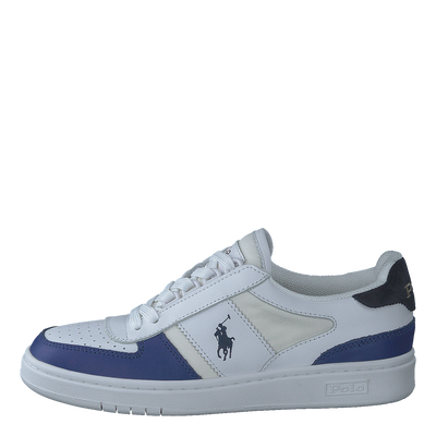 Court Low-Top Sneaker White/Navy/Royal