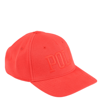 Logo Fleece Ball Cap Tomato