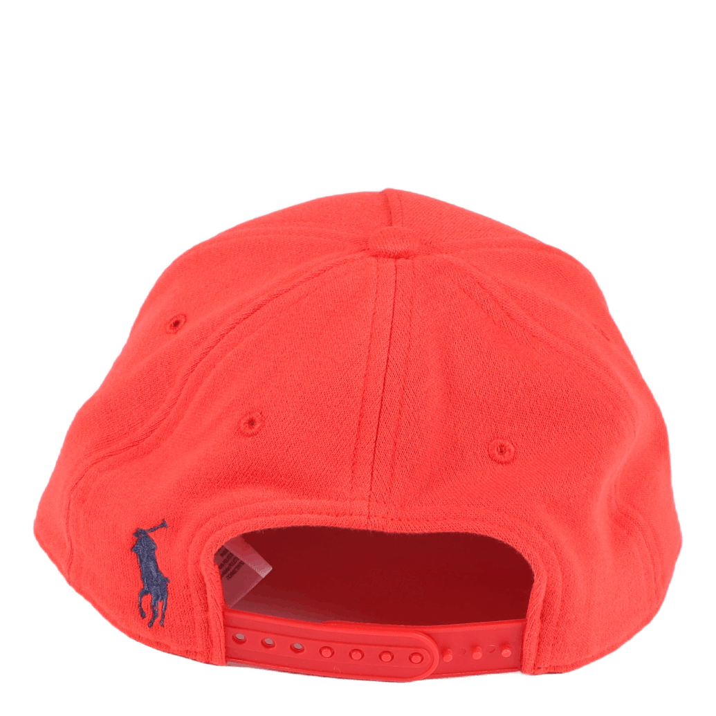 Logo Fleece Ball Cap Tomato