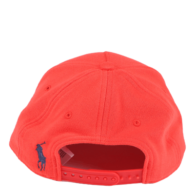 Logo Fleece Ball Cap Tomato