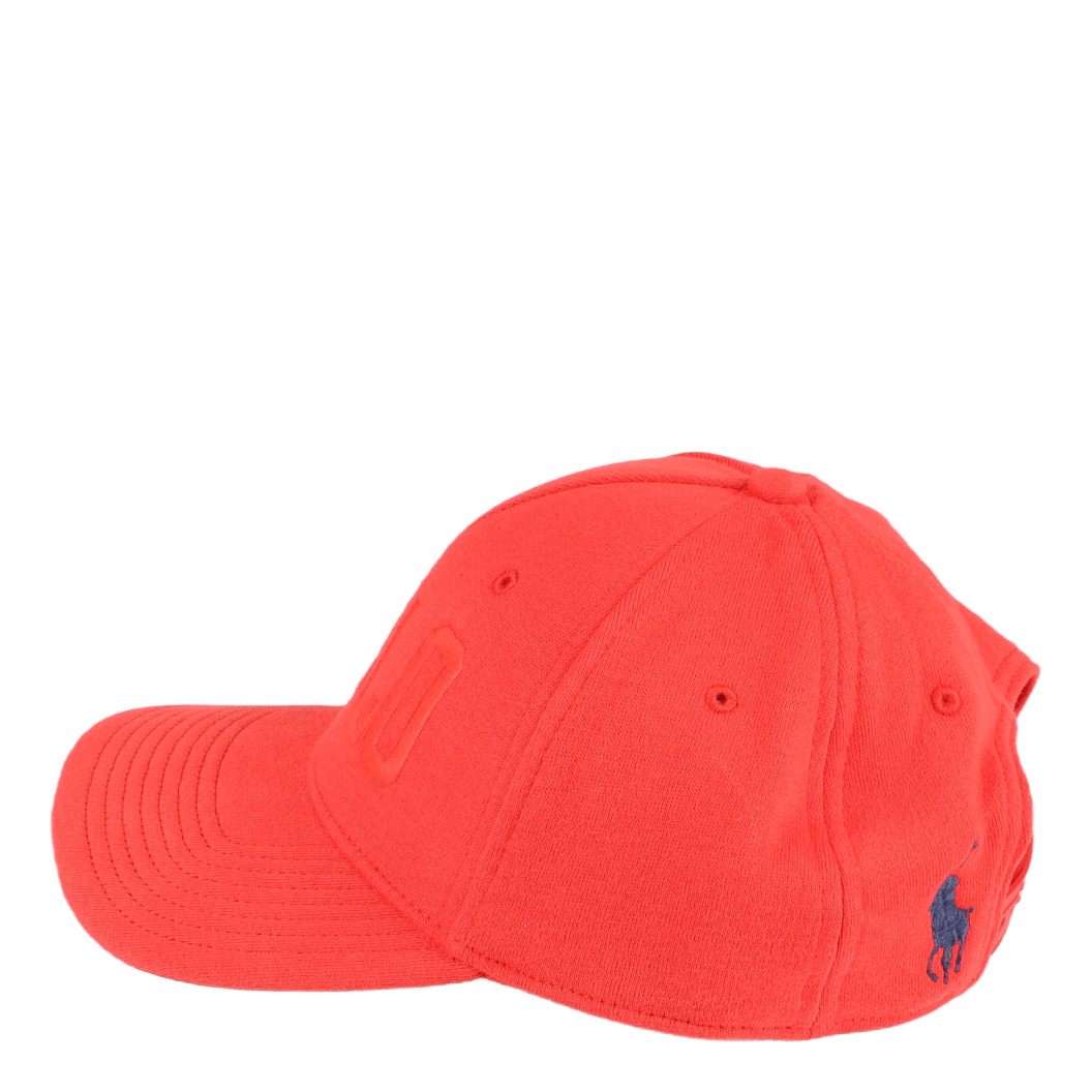 Logo Fleece Ball Cap Tomato