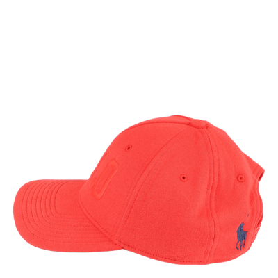 Logo Fleece Ball Cap Tomato