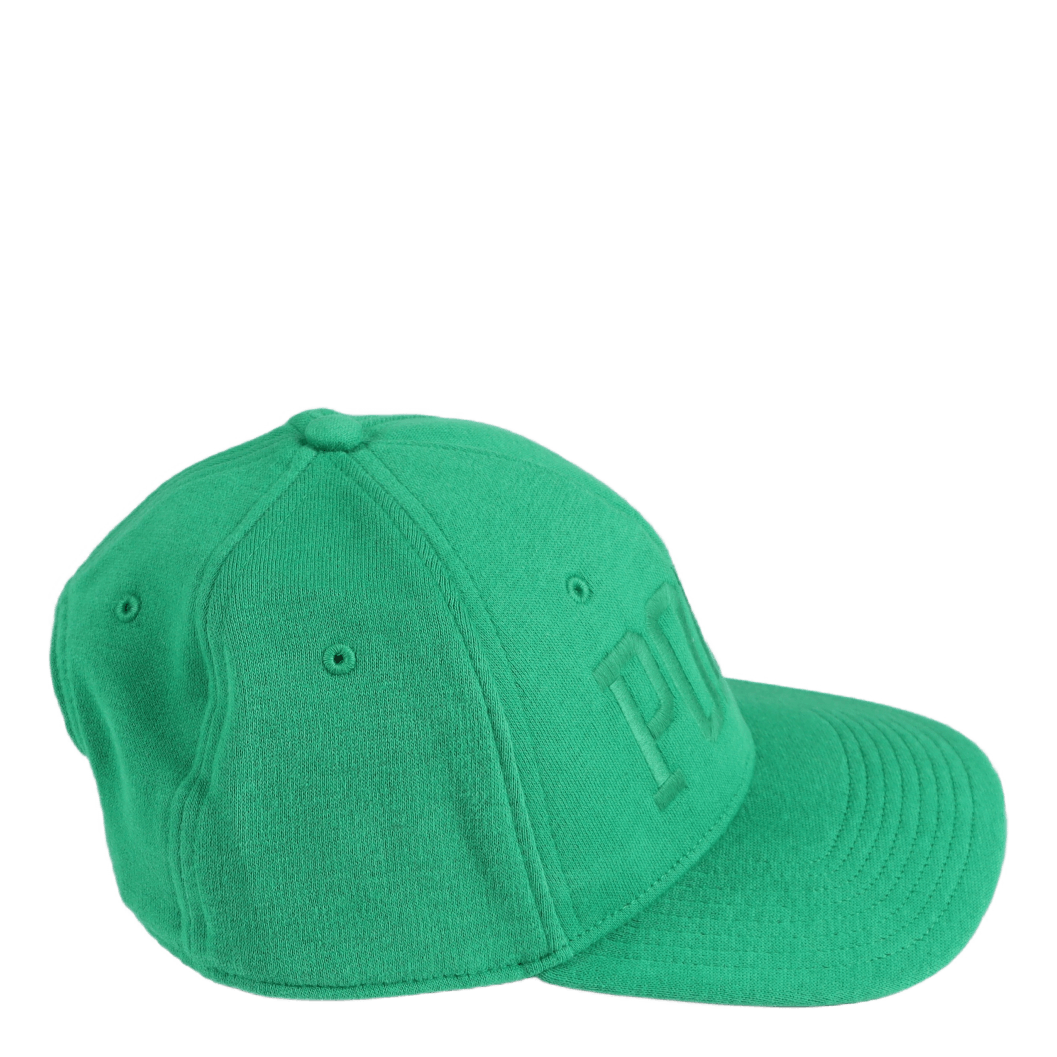 Logo Fleece Ball Cap Cruise Green