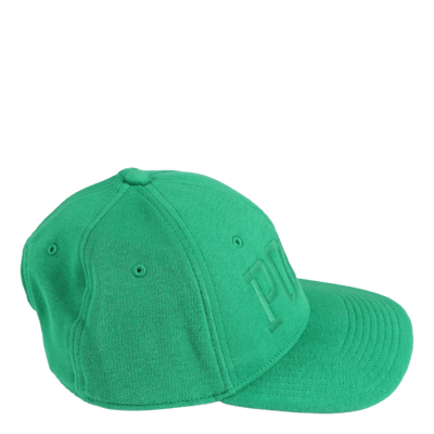 Logo Fleece Ball Cap Cruise Green