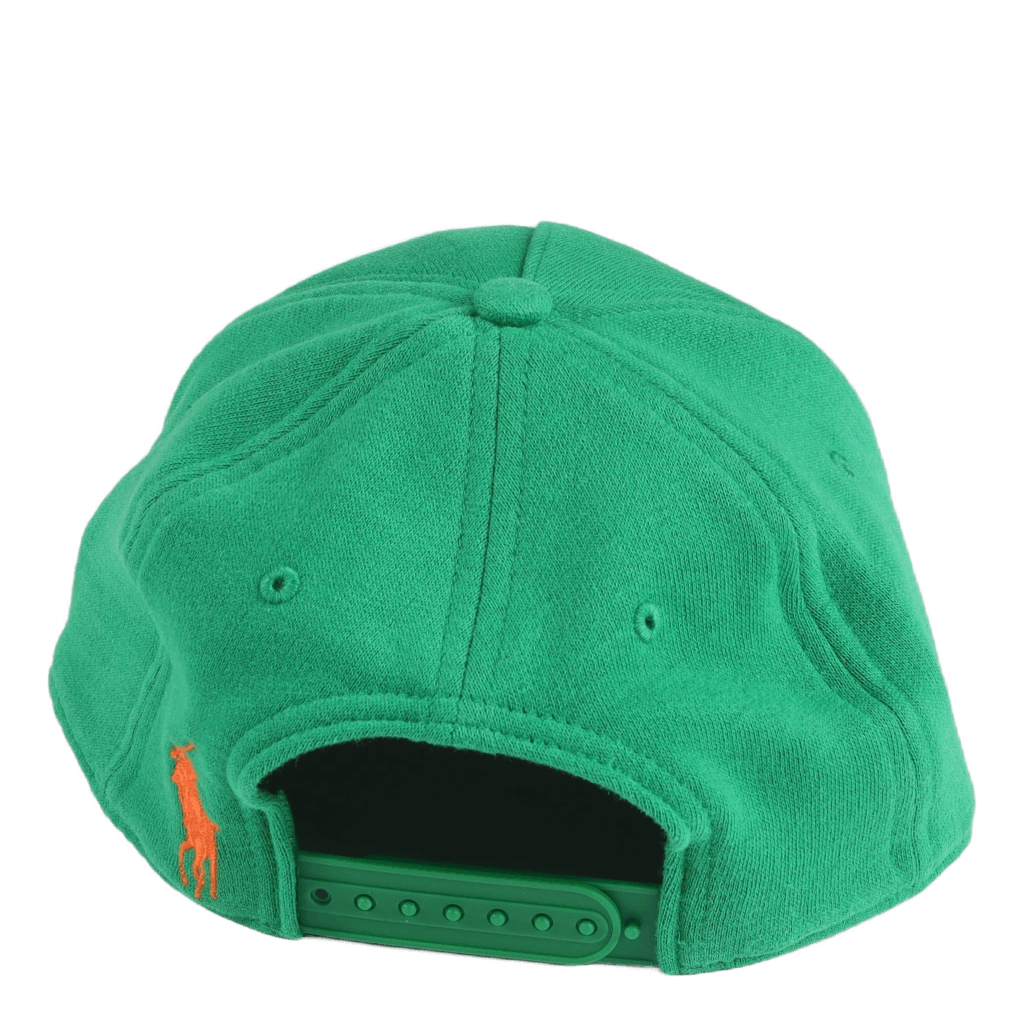 Logo Fleece Ball Cap Cruise Green