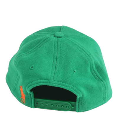 Logo Fleece Ball Cap Cruise Green