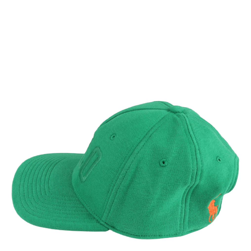 Logo Fleece Ball Cap Cruise Green