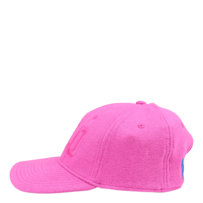 Logo Fleece Ball Cap Vivid Pink