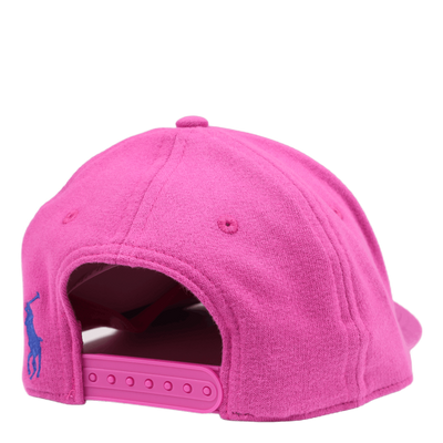 Logo Fleece Ball Cap Vivid Pink