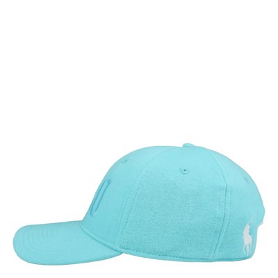 Logo Fleece Ball Cap Vacation Blue