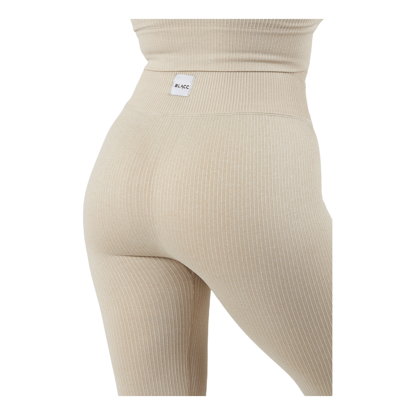 Rib Seamless Tights Mushroom