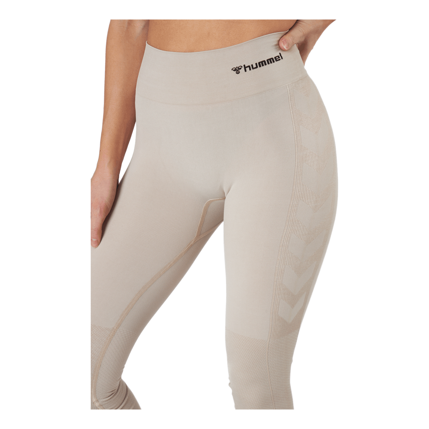 Hmlclea Seamless Mid Waist Tig Chateau Gray