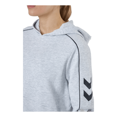 Hmllgc Yoko Cropped Hoodie Light Grey Melange