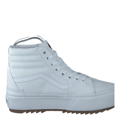 Ua Sk8-hi Stacked (canvas) True White