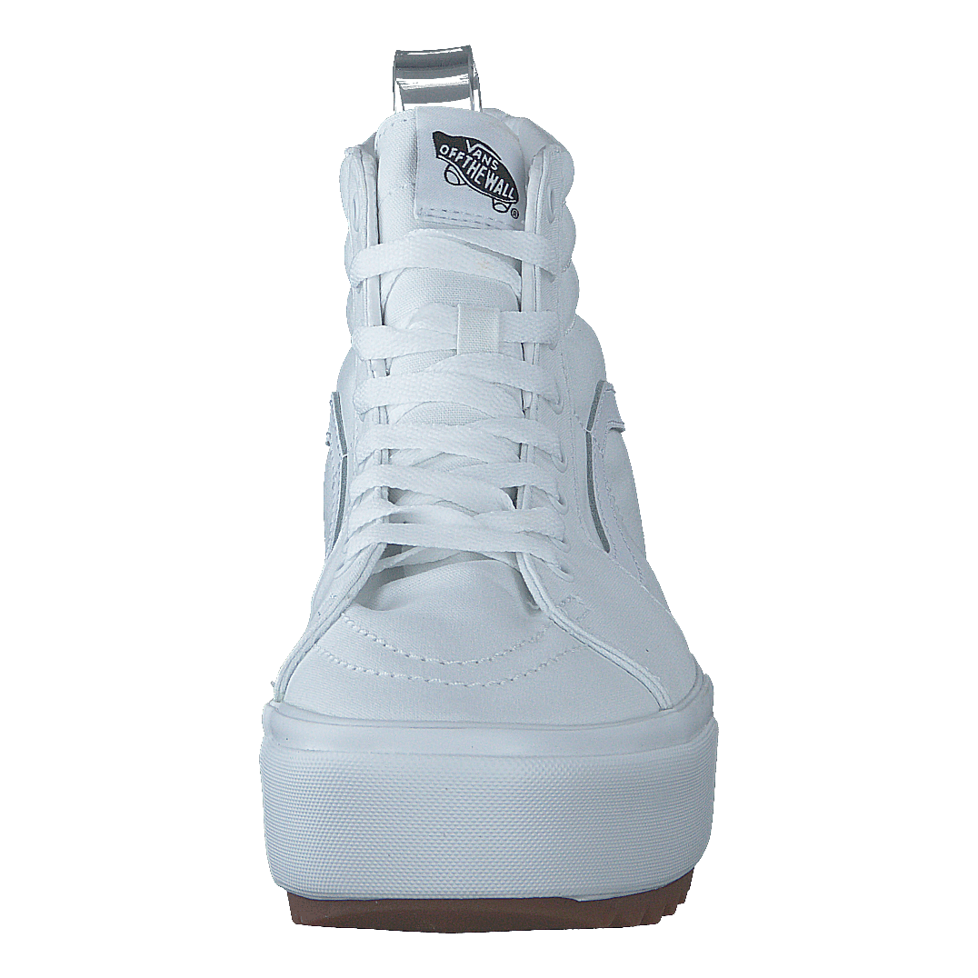 Ua Sk8-hi Stacked (canvas) True White