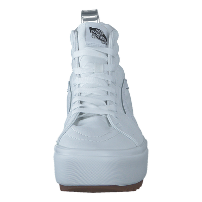 Ua Sk8-hi Stacked (canvas) True White