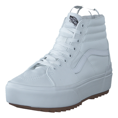 Ua Sk8-hi Stacked (canvas) True White