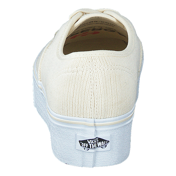 Ua Authentic Stackform (rib Knit)antiquewhttrwht