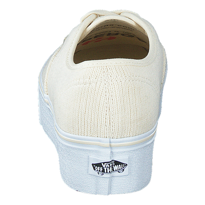 Ua Authentic Stackform (rib Knit)antiquewhttrwht