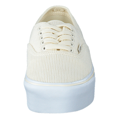 Ua Authentic Stackform (rib Knit)antiquewhttrwht