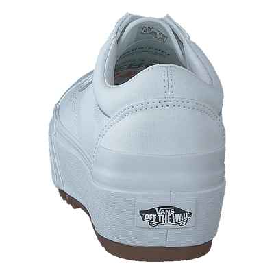 Ua Old Skool Stacked (canvas) True White