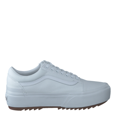 Ua Old Skool Stacked (canvas) True White