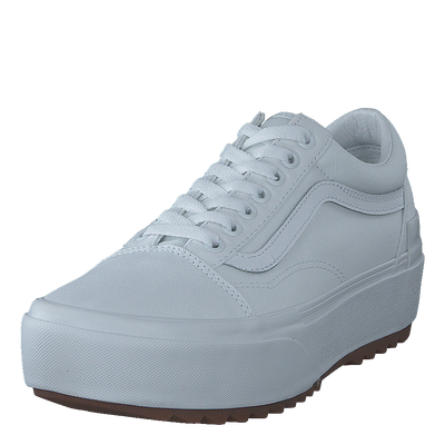 Ua Old Skool Stacked (canvas) True White