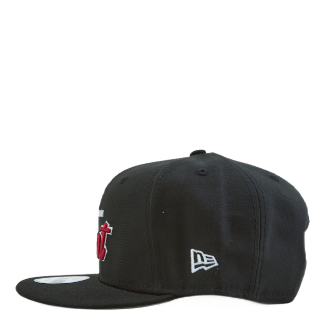 Wn21 Nba Script Up 9FIFTY Heat Black