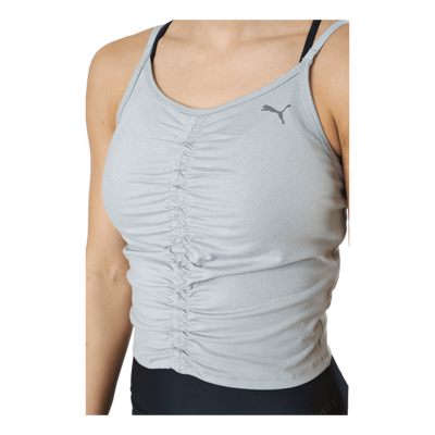 Studio Foundation Ruched Tank Light Gray Heather