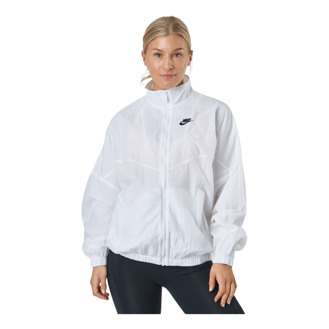 Nike Sportswear Essential Windrunner Women's Woven Jacket WHITE