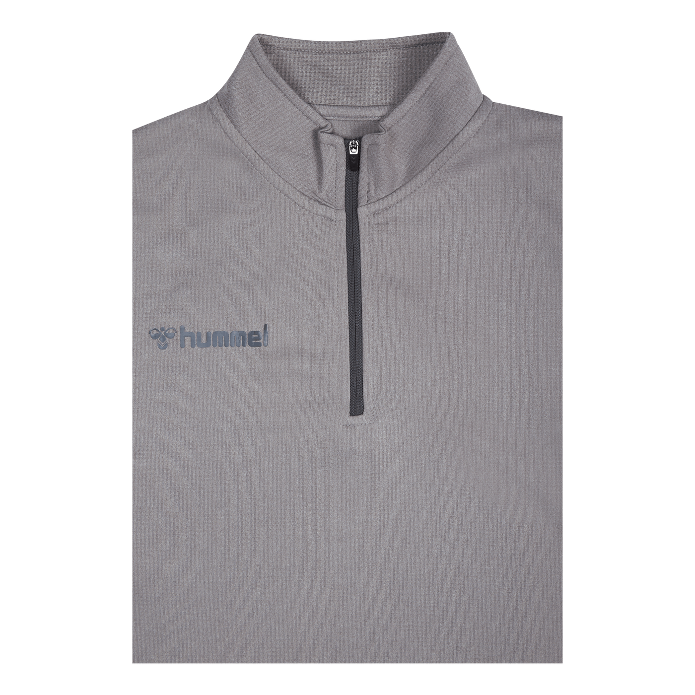 Hmlauthentic Half Zip Sweatshi Grey Melange