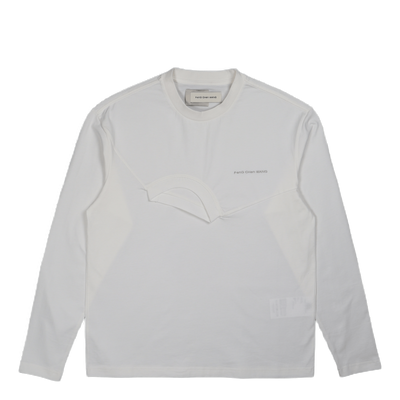 Long Sleeved Double Crew White