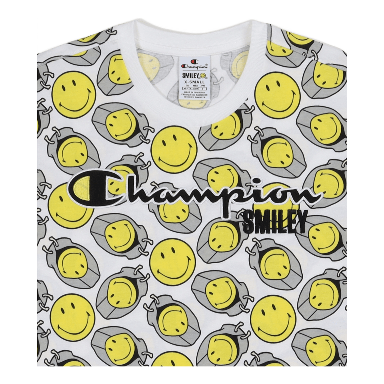 Champion X Smiley - Crewneck T White Al (wht)