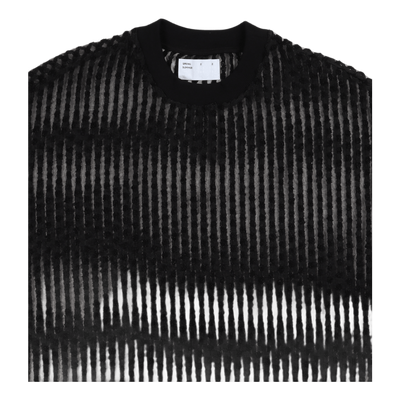 Wide Shirt S/s Black Organza W