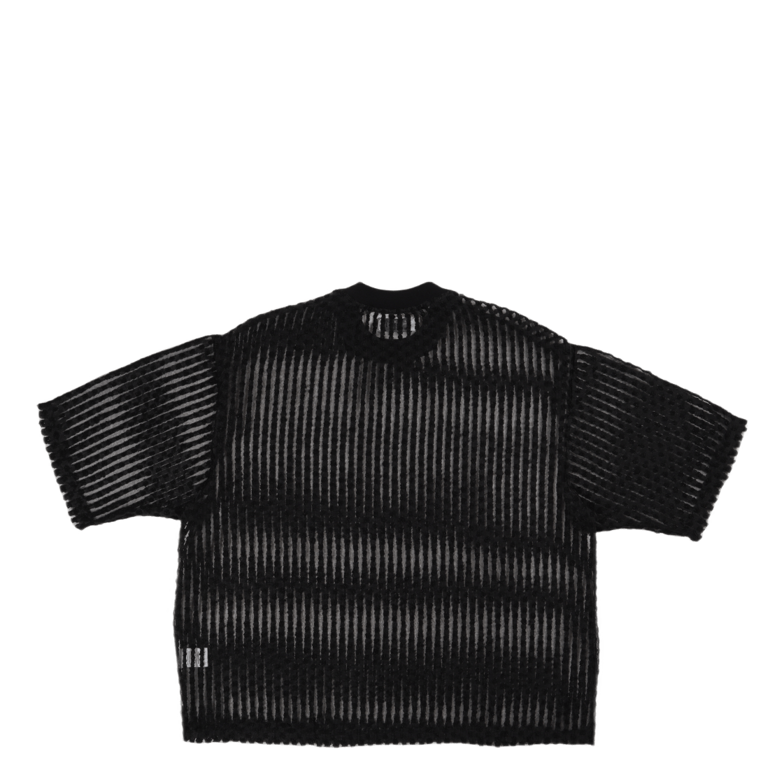Wide Shirt S/s Black Organza W