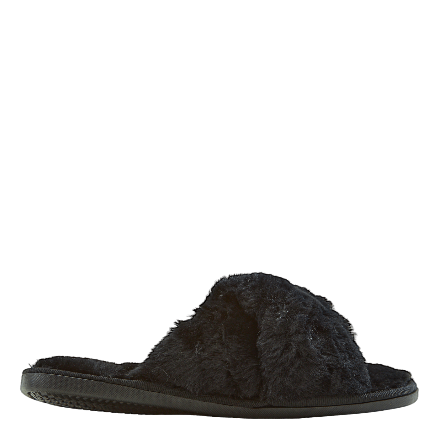 Brahny W Plush Slipper Black