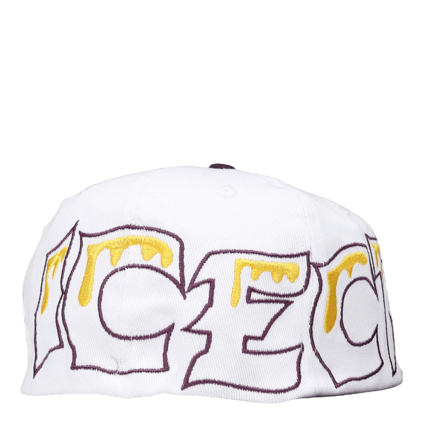 Team Eu 6 Panel Flat Peak Cap White