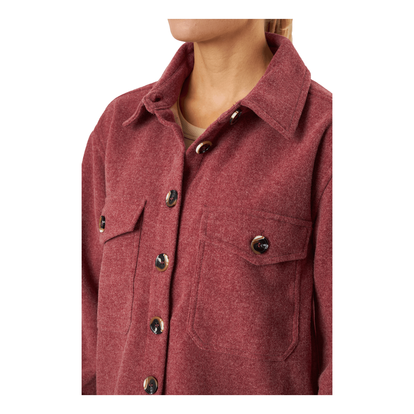 Cindy Reco Shirt Rhubarb Red